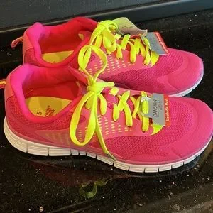 Danskin Now Shoes Running Shoes Pink Lightweight White Sole